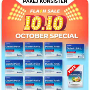 REPEAT KONSISTEN (10 KOTAK GLUVERA + FREE 1 POUCH GLUVERA TEA + FREE 1 TUMBLER)